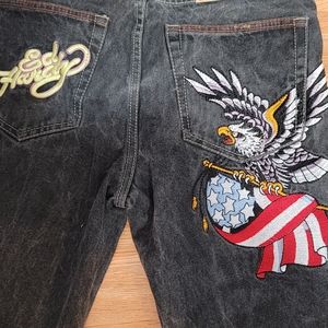 *VERY RARE* Ed Hardy Y2K Vintage Eagle Jeans